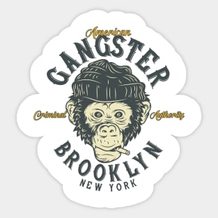 New york gangster Sticker